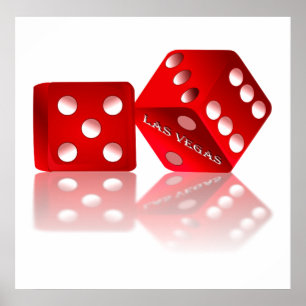 Affiches Dice Las Vegas