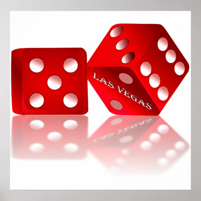 Affiches Dice Las Vegas (Devant)