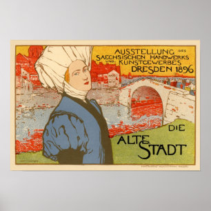 Affiches Die Alte Stadt by Otto Fischer