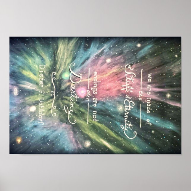 Affiches Dieter F. Uchtdorf - Les Finitions Ne Sont Pas Not (Devant)