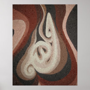 Affiches Dieu arabe de mot (Allah) dans une copie de