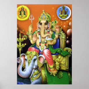 Affiches Dieu Ganesha sur Elephant