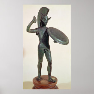 Affiches Dieu Mars ou un guerrier