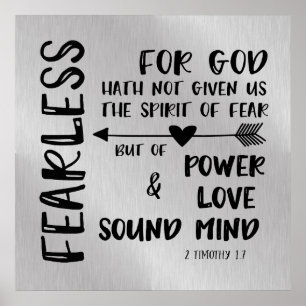 Affiches Dieu ne nous a pas donné l'esprit de l'Écriture de