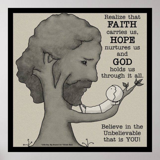 Affiches Dieu nous soutient (Devant)