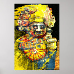 Affiches Dieu précolombien