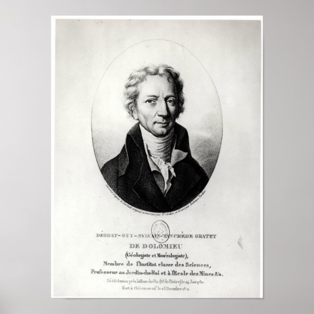 Affiches Dieudonne Dolomieu (Devant)