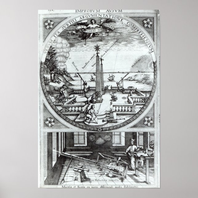 Affiches Différentes méthodes d'observation des taches sola (Devant)