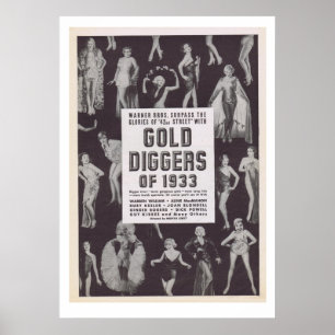 Affiches Diggers d'or de 1933