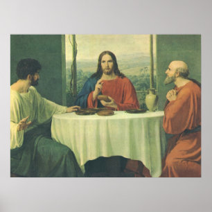 Affiches Dîner de gala à Emmaüs avec Jésus-Christ