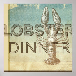 Affiches Dîner de homard