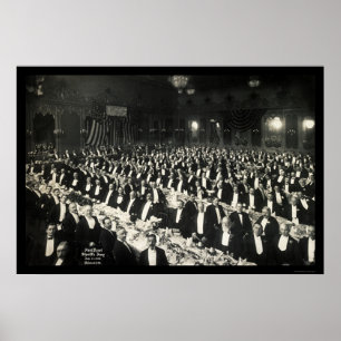 Affiches Dîner du jury du shérif Delmonico Photo 1906