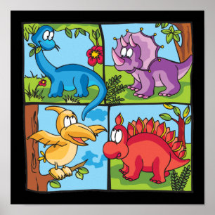 Affiches Dino Friends