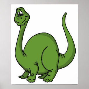 Affiches Dino vert