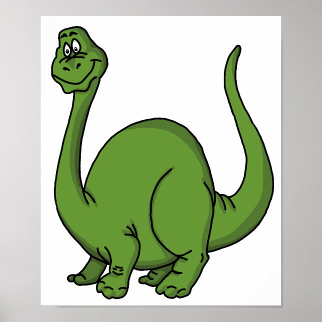 Affiches Dino vert (Devant)