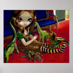 Affiches Dinosaur Amis 3 ART IMPRIMER imaginaire goth à bas