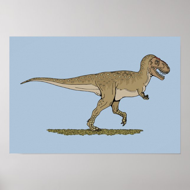 Affiches Dinosaure crétacé Tyrannosaurus rex (Devant)