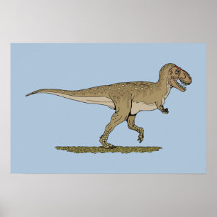 Affiches Dinosaure crétacé Tyrannosaurus rex