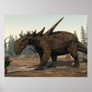 Affiches Dinosaure de Sauropelta - 3D rendent