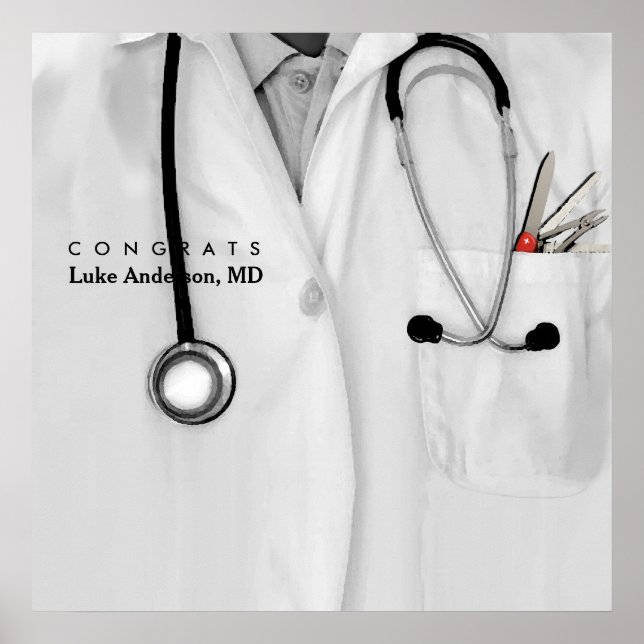 Affiches Diplôme Médicale (Devant)