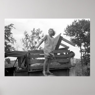 Affiches Direction Californie : années 1930