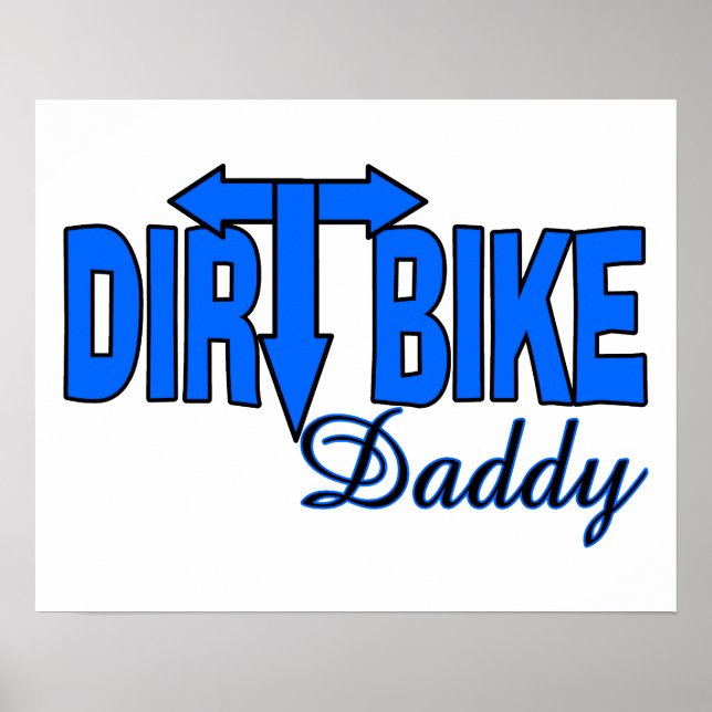 Affiches Dirt Bike papa (Devant)