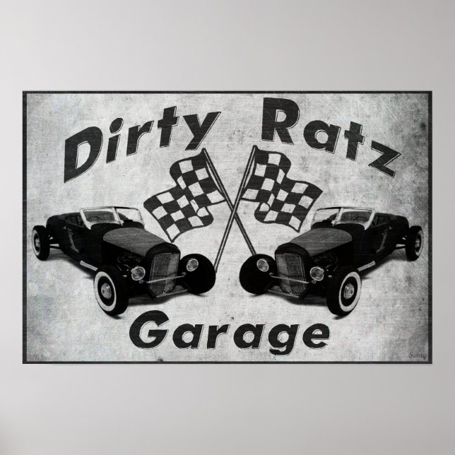 Affiches Dirty Ratz Garage (Devant)
