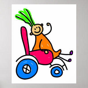 Affiches Disabled Girl