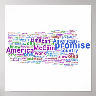 Affiches Discours d'acceptation de Barack Obama