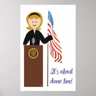 Affiches Disparaissent l'affiche de Hillary