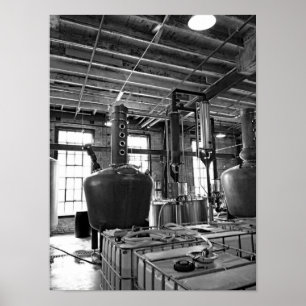 Affiches Distillerie Photo Noir Et Blanc