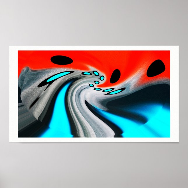 Affiches Distorsion cosmique (Devant)