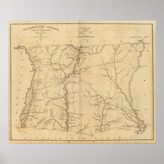 Affiches District de Williamsburgh, Caroline du Sud (Devant)
