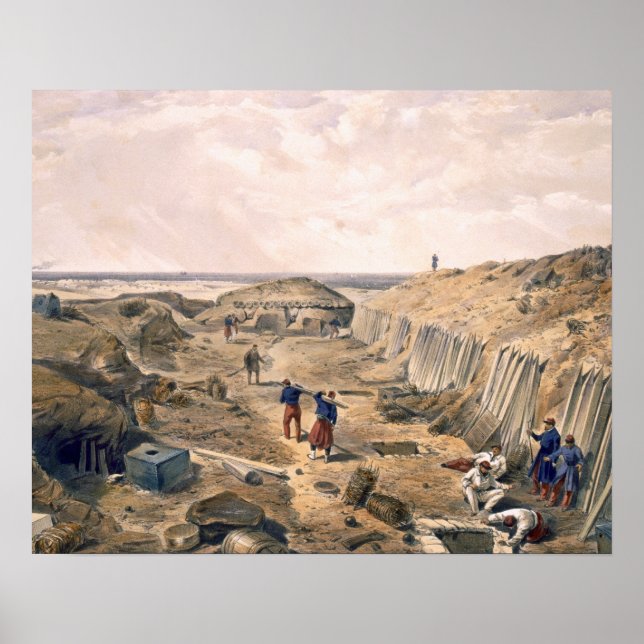 Affiches Ditch du Bastion du Mat, assiette de "Le Siège (Devant)