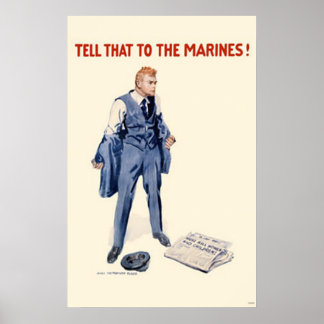 Affiches Dites-Le Aux Marines !