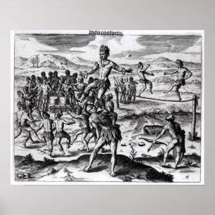 Affiches Divers jeux indiens, de 'Americae'