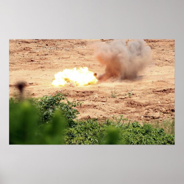 Affiches Dix blocs de TNT d'une demi-livre (Devant)