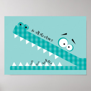 Affiches do alligators...