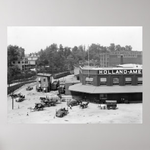 Affiches Docks américains de la Hollande : 1900