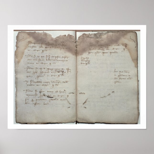 Affiches Documents mercantiles, lettre d'acceptation de cha (Devant)