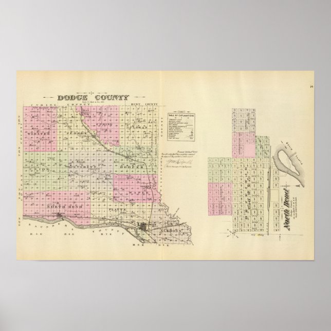 Affiches Dodge County, Nebraska (Devant)