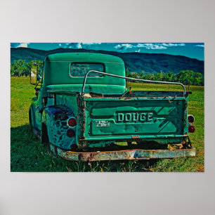 Affiches Dodge vert