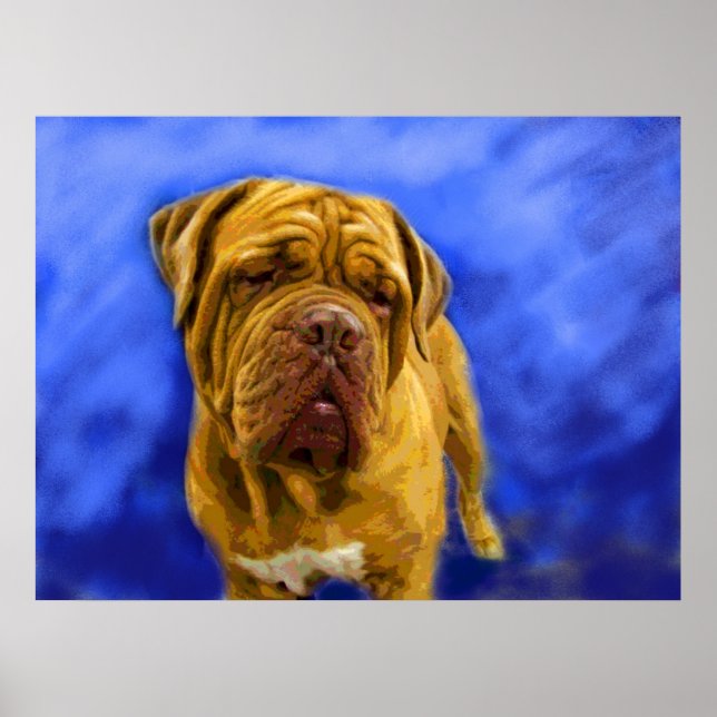 Affiches Dogue de Bordeaux Imprimantes d'Art (Devant)