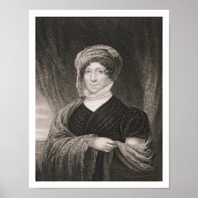 Affiches Dolly Madison, gravée par John Francis Eugene Pru (Devant)