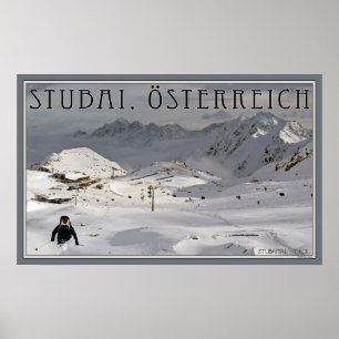 Affiches Domaine skiable du glacier de Stubai
