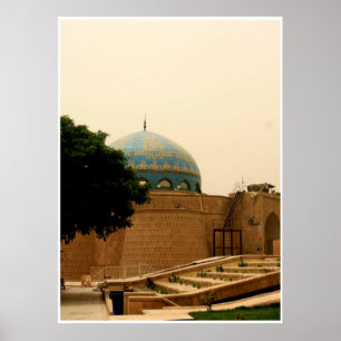 Affiches Dôme d'oignon bleu, FOB Union III, Irak