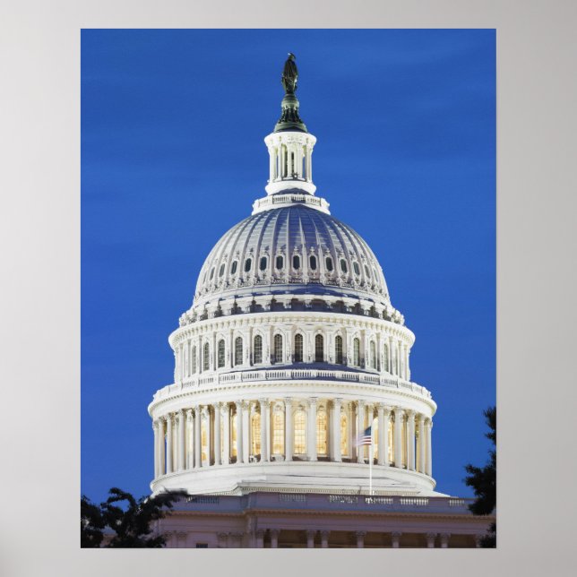 Affiches Dôme du Capitol américain (Devant)