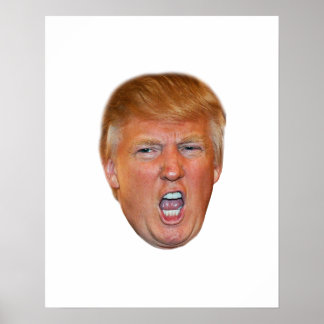 Affiches Donald Trump floating head