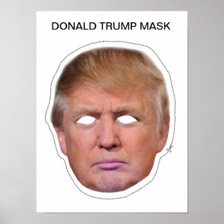 Affiches Donald Trump Masque