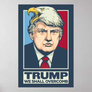 Affiches Donald Trump que nous Overcomb